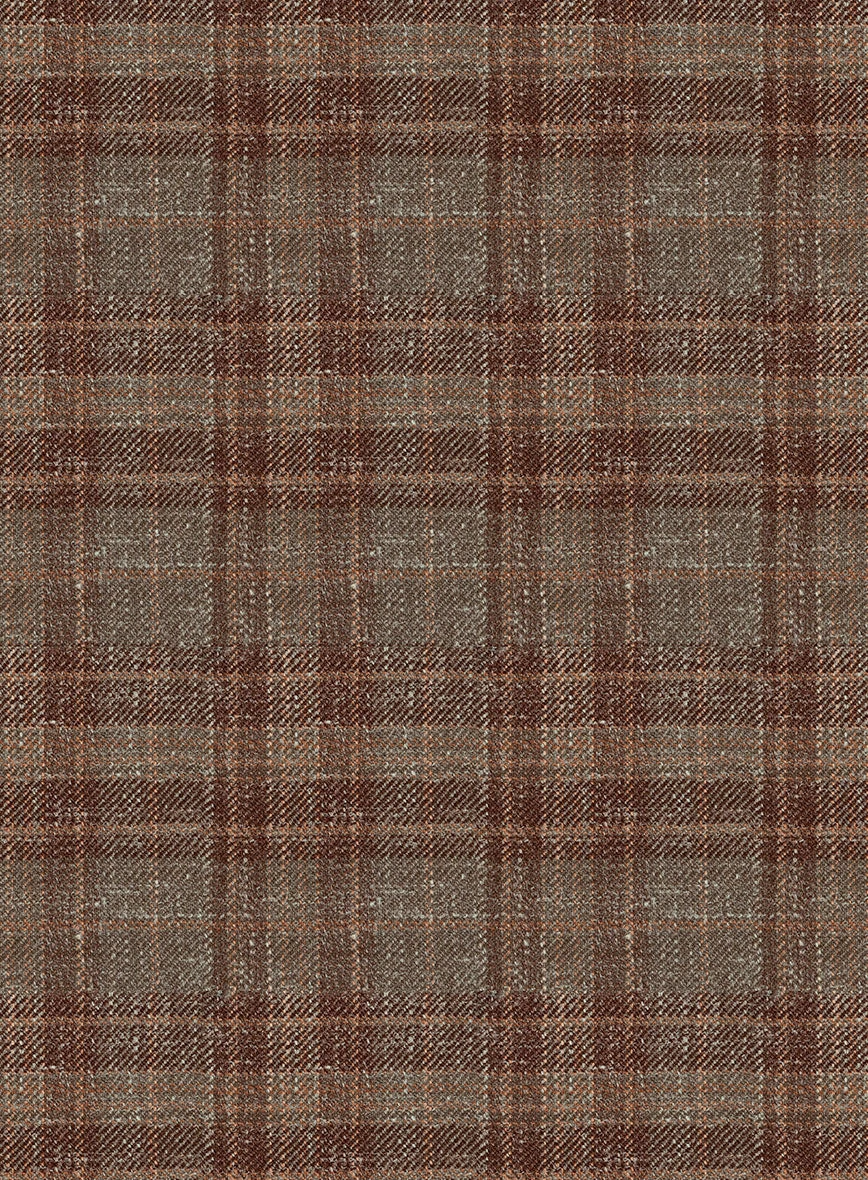 Italian Murano Basto Brown Wool Linen Silk Jacket 2 Italian Murano Basto Brown Wool Linen Silk Jacket - Image 2