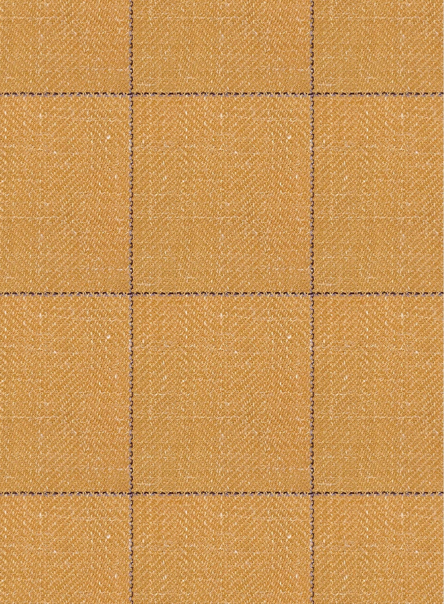 Italian Murano Cimio Mustard Wool Linen Silk Jacket 3 Italian Murano Cimio Mustard Wool Linen Silk Jacket - Image 3