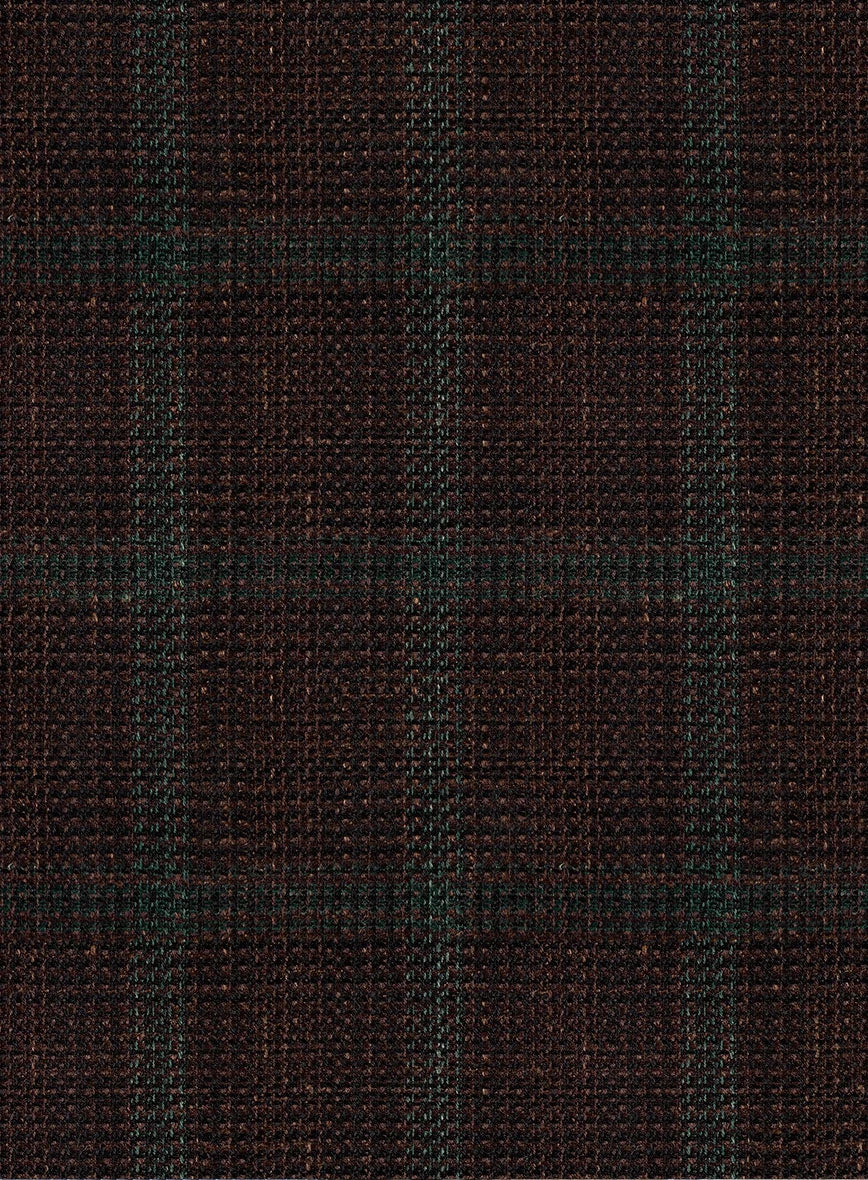 Italian Murano Corri Checks Wool Linen Silk Jacket 2 Italian Murano Corri Checks Wool Linen Silk Jacket - Image 2