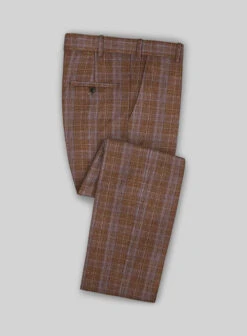 Italian Murano Eduado Brown Wool Linen Suit 8 Italian Murano Eduado Brown Wool Linen Suit -Tiano Suits Shop italianmuranoeduadobrownwoolsuitlook 2