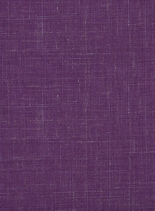 Italian Murano Eggplant Wool Linen Suit 2 Italian Murano Eggplant Wool Linen Suit - Image 2