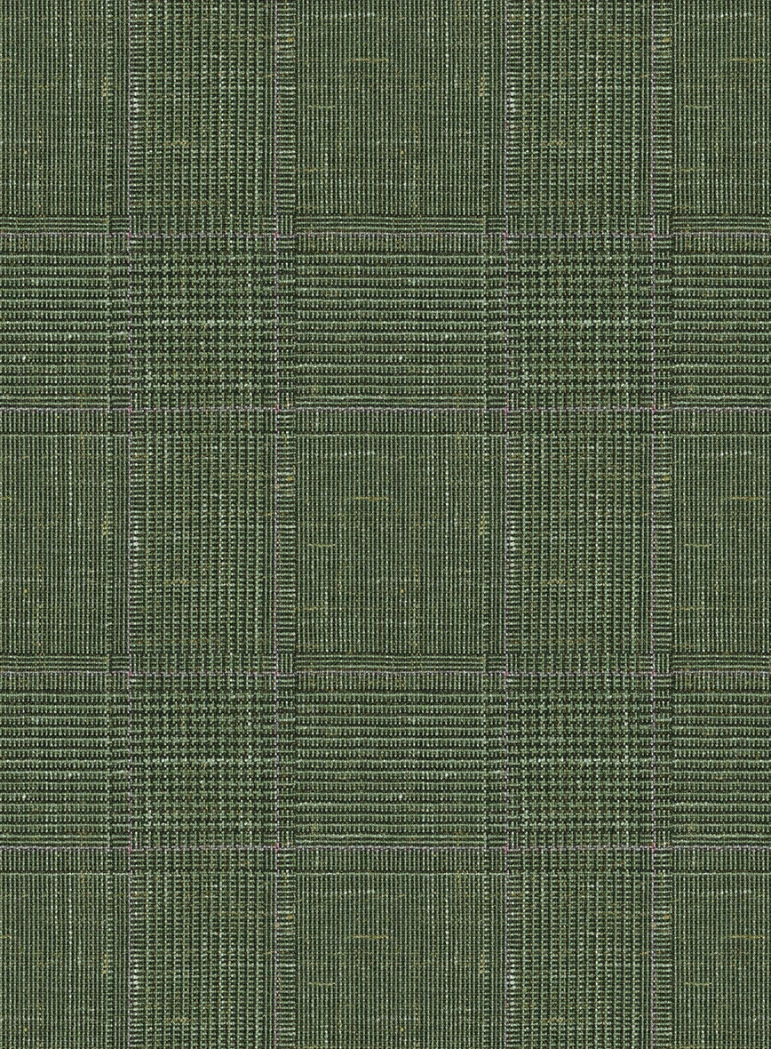 Italian Murano Gumil Green Wool Linen Silk Jacket 2 Italian Murano Gumil Green Wool Linen Silk Jacket - Image 2