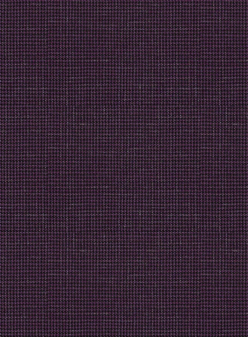 Italian Murano Nozo Purple Wool Linen Silk Jacket 3 Italian Murano Nozo Purple Wool Linen Silk Jacket - Image 3