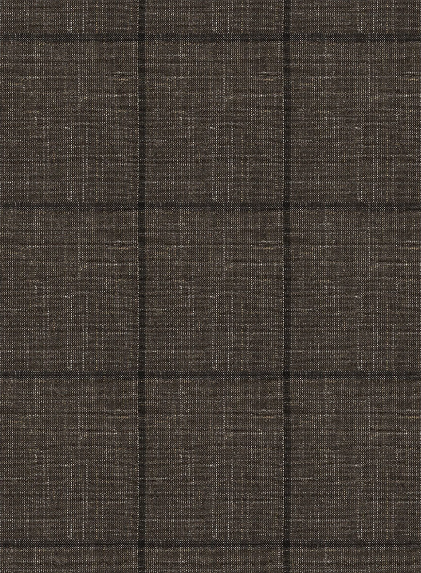 Italian Murano Paleno Brown Wool Linen Jacket 2 Italian Murano Paleno Brown Wool Linen Jacket - Image 2