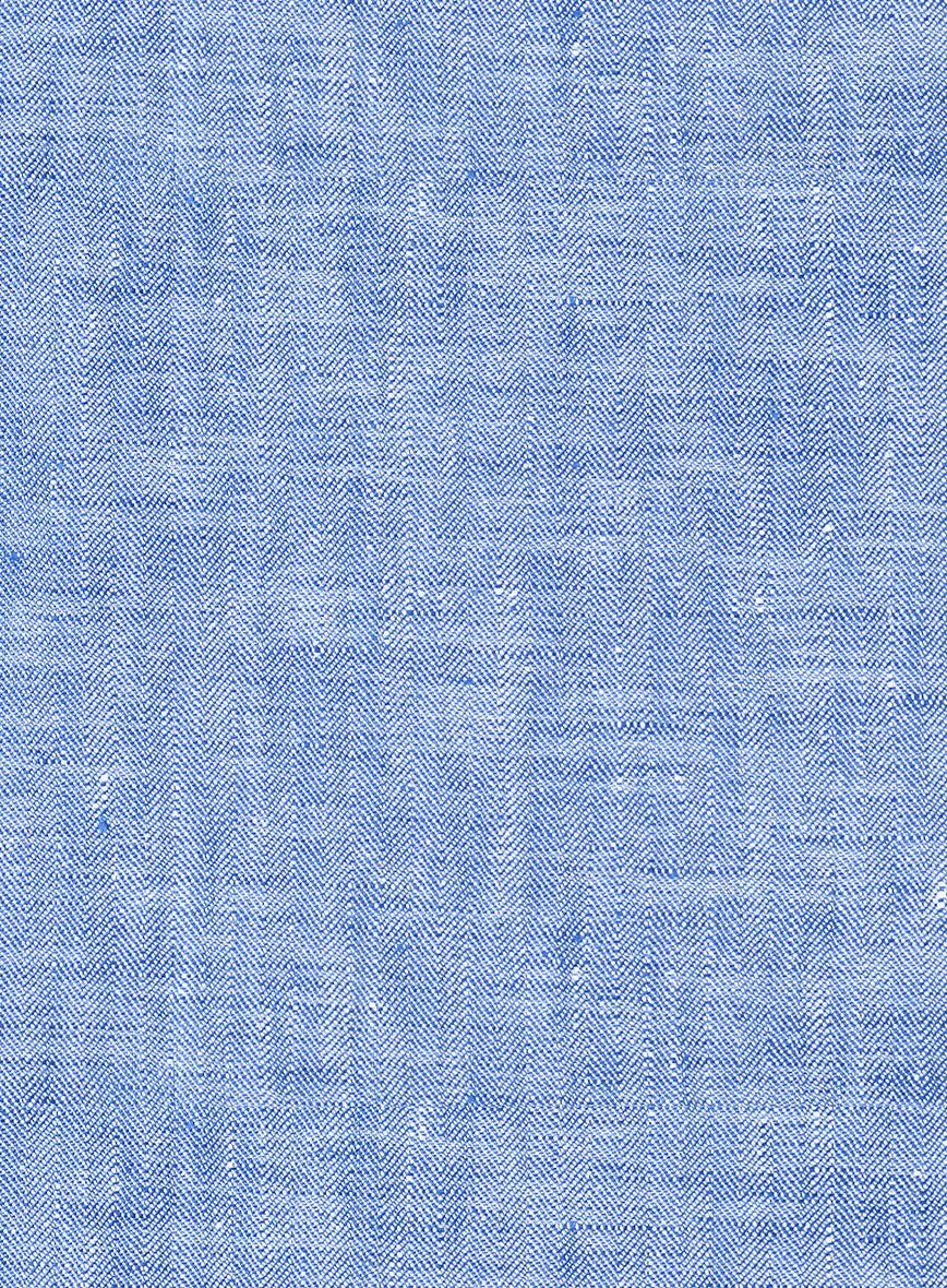 Italian Nile Blue Linen Suit 7 Italian Nile Blue Linen Suit - Image 7