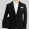 Italian Prato Black Linen Suit