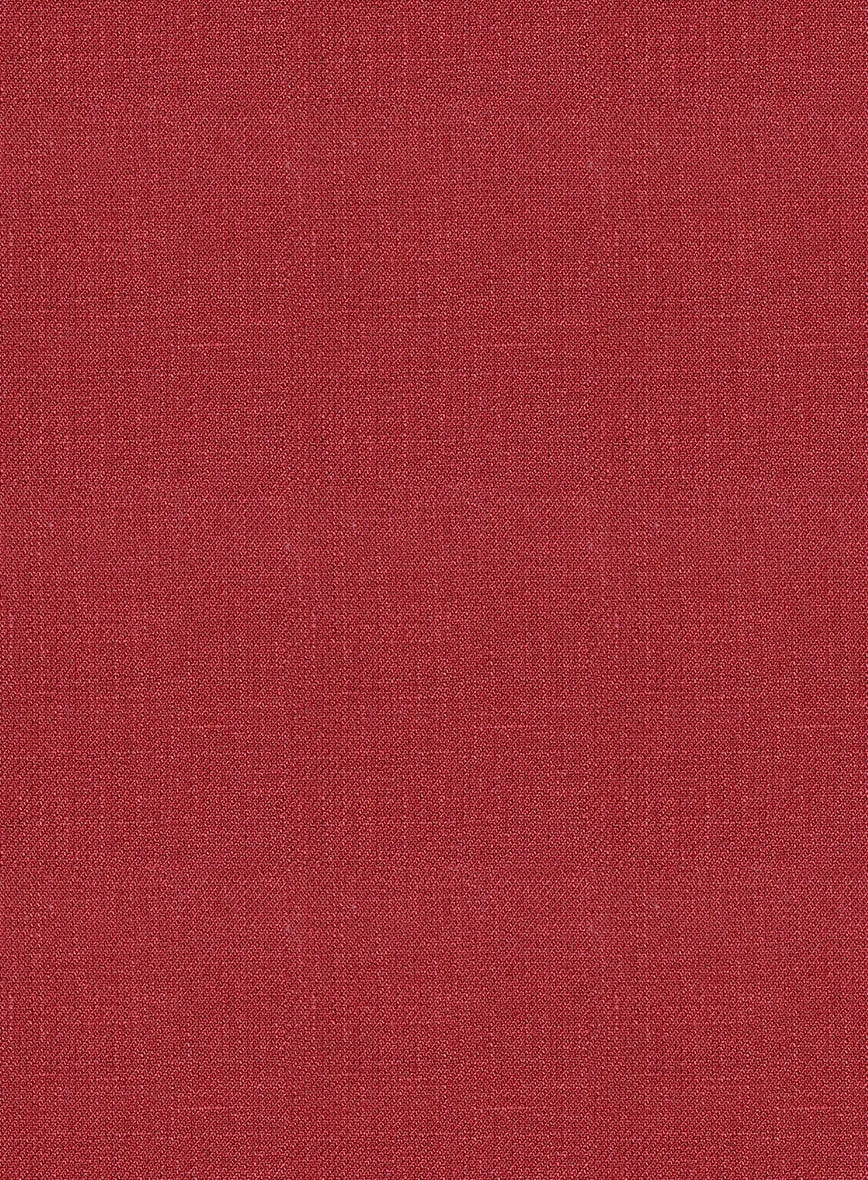 Italian Prato Burgundy Linen Suit 6 Italian Prato Burgundy Linen Suit - Image 6