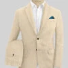 Italian Prato Musk Linen Suit