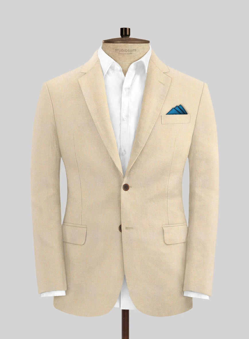 Italian Prato Musk Linen Suit 3 Italian Prato Musk Linen Suit - Image 3