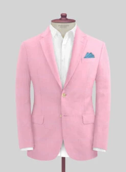 Italian Prato Pink Linen Suit 9 Italian Prato Pink Linen Suit -Tiano Suits Shop italianpratopinklinsuitlk 2