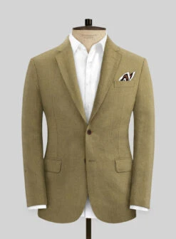 Italian Prato Tan Linen Suit 9 Italian Prato Tan Linen Suit -Tiano Suits Shop italianpratotanlinensuitlk 2