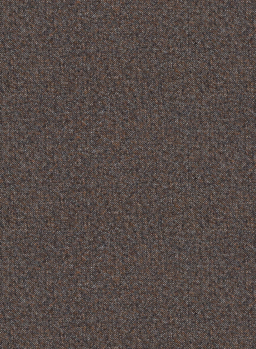 Italian Quelo Brown Twill Flannel Jacket 2 Italian Quelo Brown Twill Flannel Jacket - Image 2