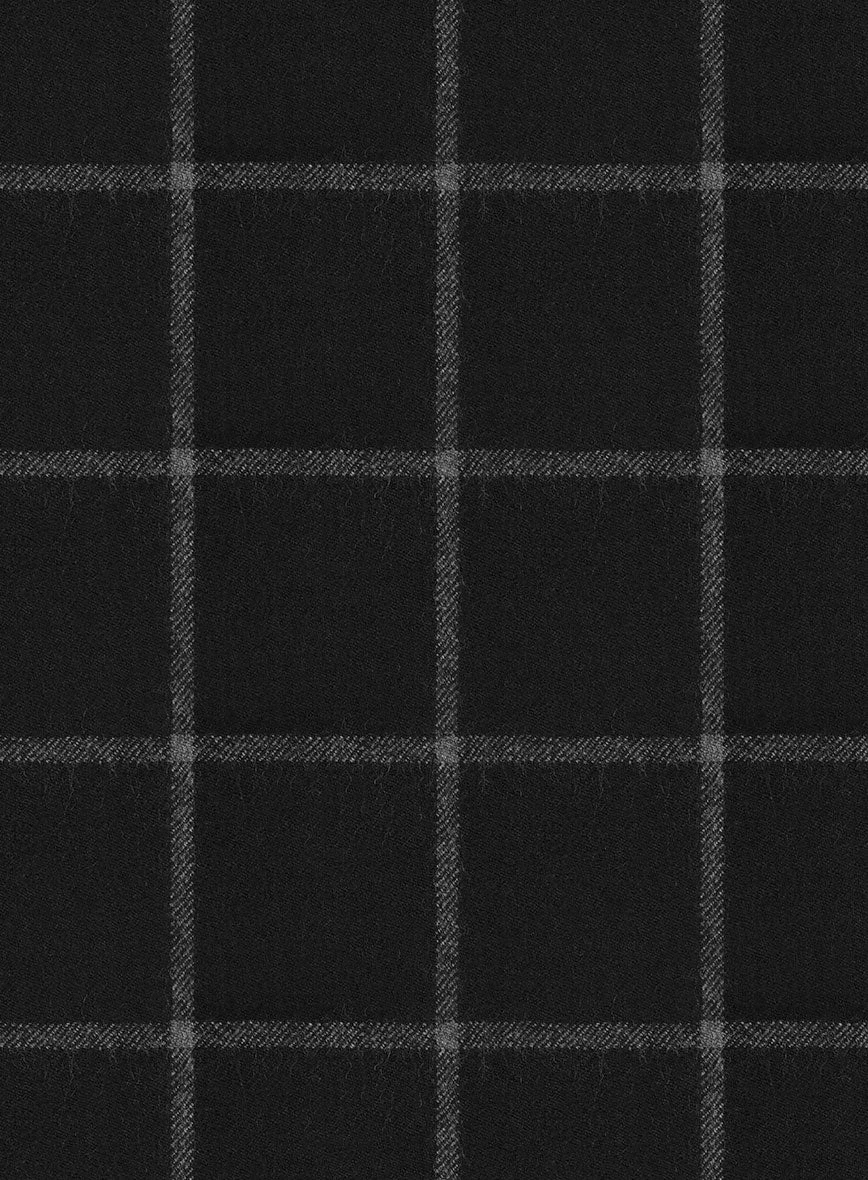 Italian Scuelo Black Wool Suit 5 Italian Scuelo Black Wool Suit - Image 5