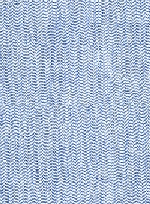 Italian Sky Blue Linen Suit 8 Italian Sky Blue Linen Suit - Image 8
