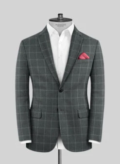 Italian Tagosa Gray Wool Suit -Tiano Suits Shop italiantagosagraywoolsuitlook 2