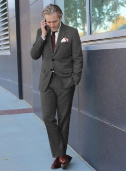 Italian Wool Ispino Suit 8 Italian Wool Ispino Suit -Tiano Suits Shop italianwoolispinosuitlk 1