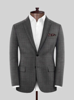 Italian Wool Ispino Suit 9 Italian Wool Ispino Suit -Tiano Suits Shop italianwoolispinosuitlk 2