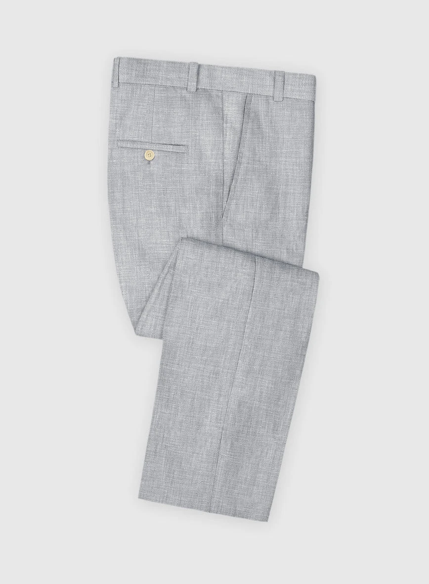 Italian Zod Light Gray Linen Suit 6 Italian Zod Light Gray Linen Suit - Image 6