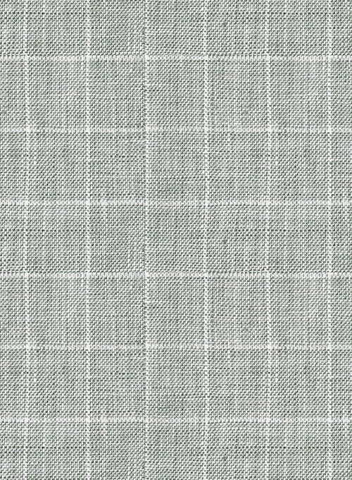 Italian Linen Lusso Gray Jacket 2 Italian Linen Lusso Gray Jacket - Image 2