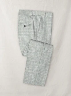 Italian Linen Lusso Gray Suit -Tiano Suits Shop italinlussograysuitlook 3