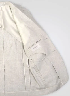 Italian Linen Unstructured Jacket -Tiano Suits Shop itallinenunstructuredjaclook 3