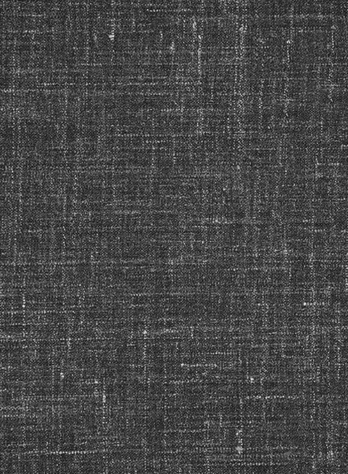 Italian Murano Charcoal Wool Linen Jacket 2 Italian Murano Charcoal Wool Linen Jacket - Image 2