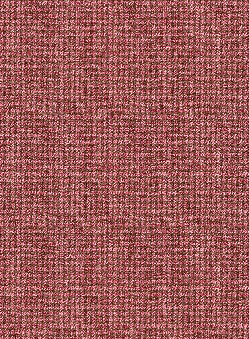 Italian Prato Tango Houndstooth Linen Jacket 2 Italian Prato Tango Houndstooth Linen Jacket - Image 2