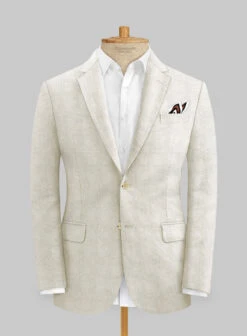 Italian Prato Beige Glen Linen Suit 9 Italian Prato Beige Glen Linen Suit -Tiano Suits Shop italpratbeigeglnlinsuitlk 2