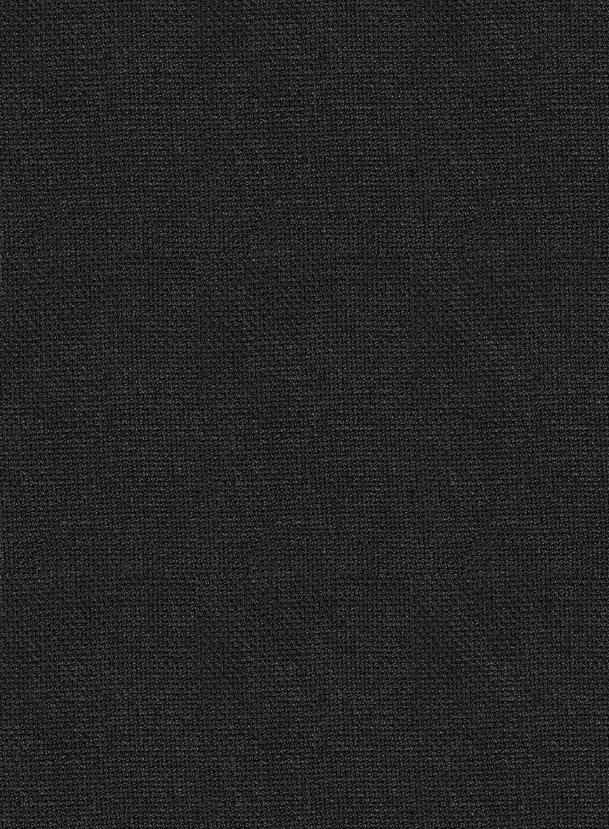 Italian Prato Black Dobby Linen Suit 7 Italian Prato Black Dobby Linen Suit - Image 7