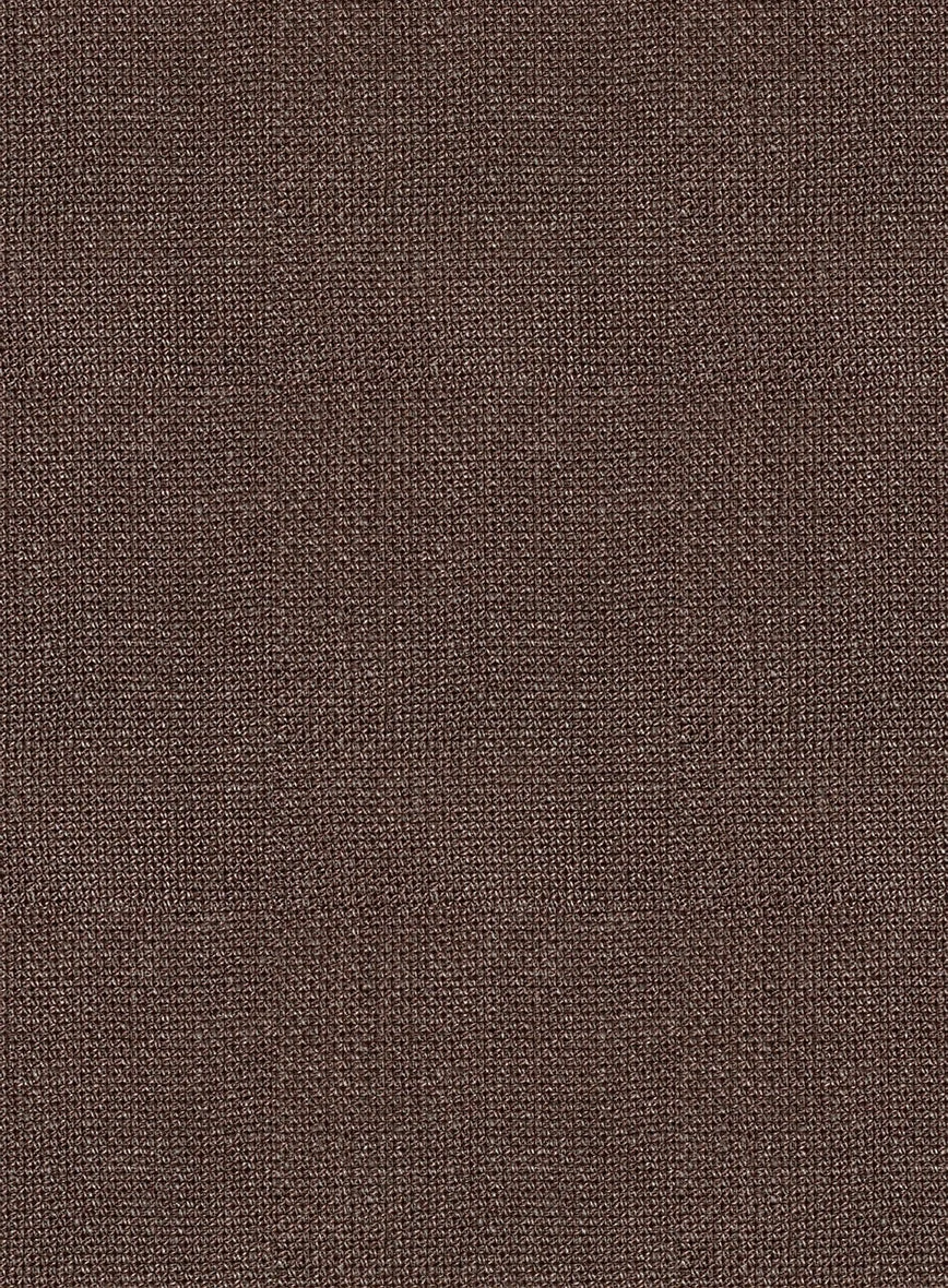 Italian Prato Brown Dobby Linen Suit 5 Italian Prato Brown Dobby Linen Suit - Image 5