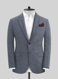 Italian Prato Gray Dobby Linen Suit 9 Italian Prato Gray Dobby Linen Suit -Tiano Suits Shop itapratogrydobbylinsuitlk 2