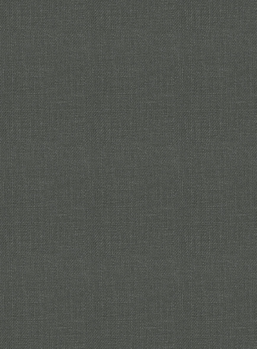 Italian Prato Gray Linen Jacket 2 Italian Prato Gray Linen Jacket - Image 2