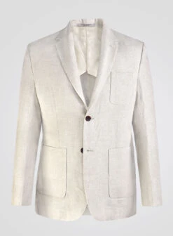 Italian Meadow Unstructured Linen Jacket