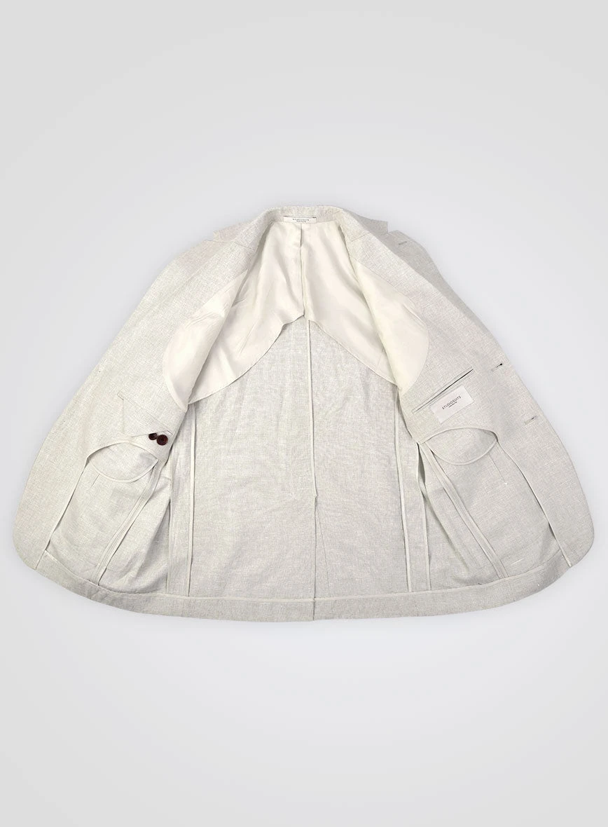 Italian Meadow Unstructured Linen Jacket 5 Italian Meadow Unstructured Linen Jacket - Image 5