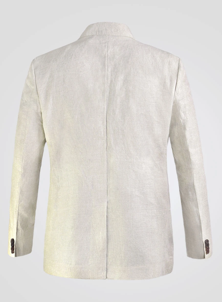 Italian Meadow Unstructured Linen Jacket 6 Italian Meadow Unstructured Linen Jacket - Image 6