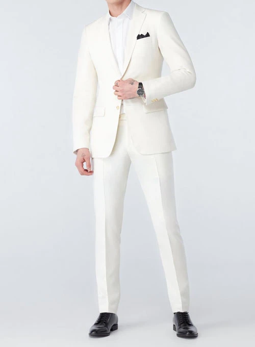 Ivory Wool Suit 2 Ivory Wool Suit - Image 2