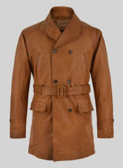 Legends Leather Trench Coat