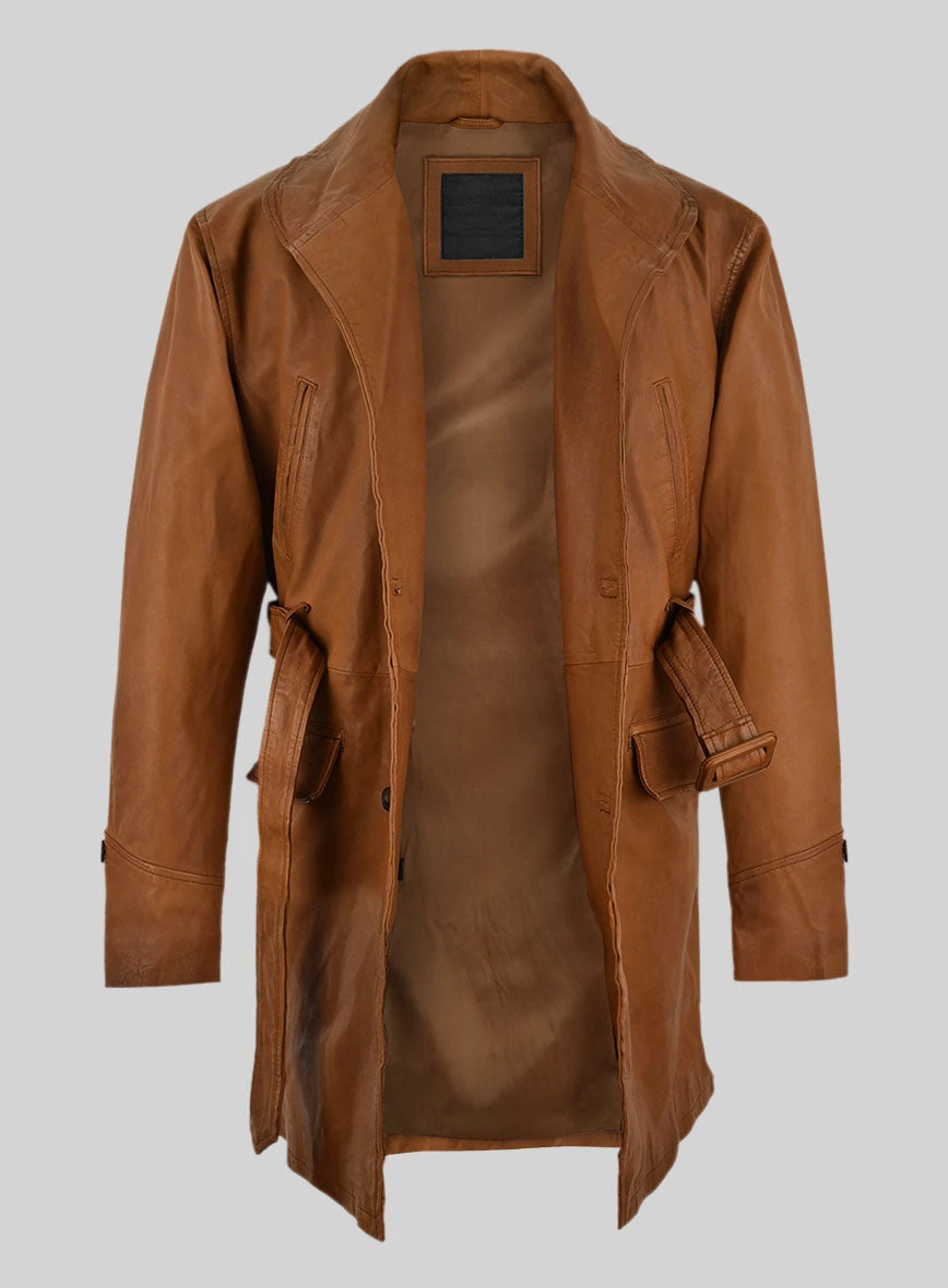 Legends Leather Trench Coat 4 Legends Leather Trench Coat - Image 4