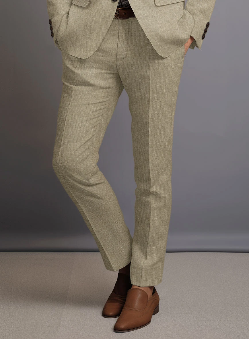 Maple Khaki Pure Linen Suit 5 Maple Khaki Pure Linen Suit - Image 5