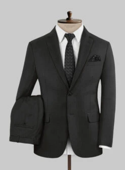 Marco Stretch Deep Gray Wool Suit