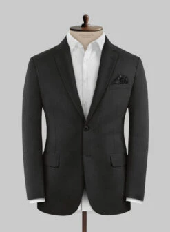 Marco Stretch Deep Gray Wool Suit 8 Marco Stretch Deep Gray Wool Suit -Tiano Suits Shop marcostretchdeepgraywoolsuitlk 2