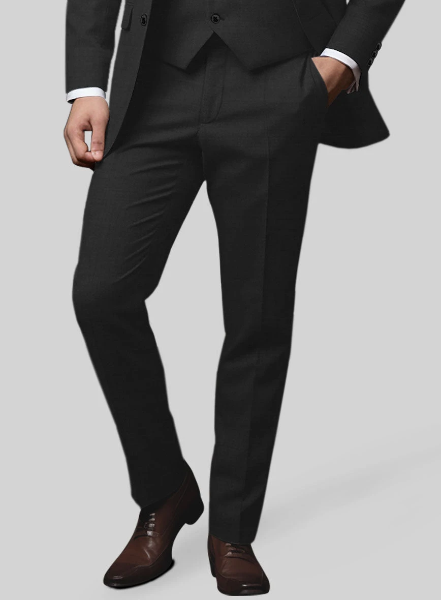 Marco Stretch Deep Gray Wool Suit 4 Marco Stretch Deep Gray Wool Suit - Image 4