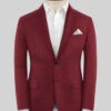 Marco Stretch Maroon Wool Jacket