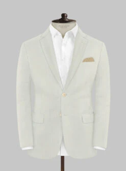Marco Stretch Pale Green Wool Jacket