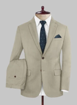 Marco Stretch Royal Beige Wool Suit