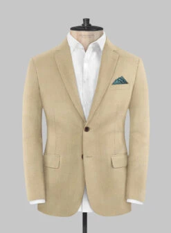 Marco Stretch Tan Wool Suit -Tiano Suits Shop marcostretchtanwoolsuitlook 2