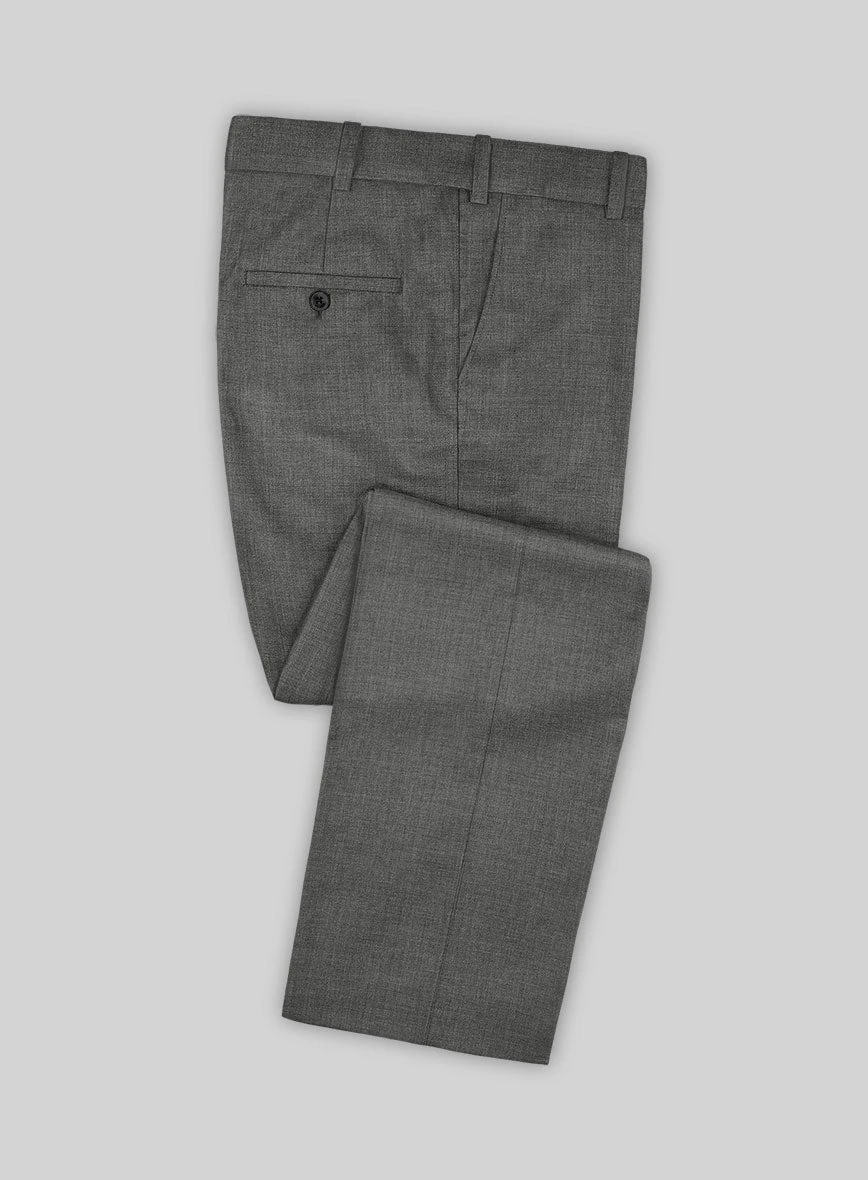 Marco Stretch Worsted Gray Wool Suit 6 Marco Stretch Worsted Gray Wool Suit - Image 6