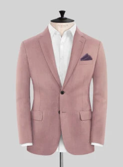 Marco Stretch Light Mauve Wool Jacket