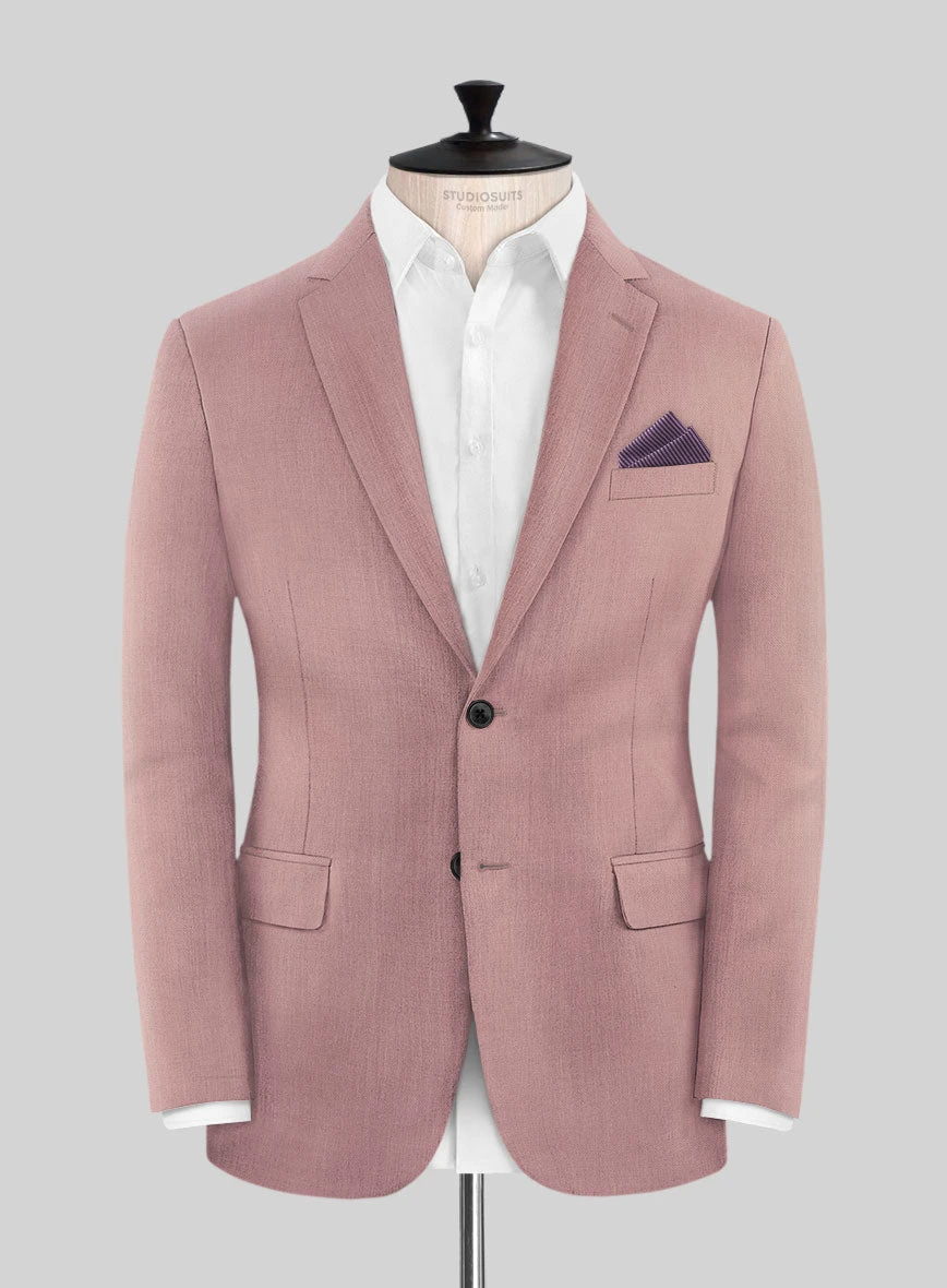 Marco Stretch Light Mauve Wool Jacket 1 Marco Stretch Light Mauve Wool Jacket