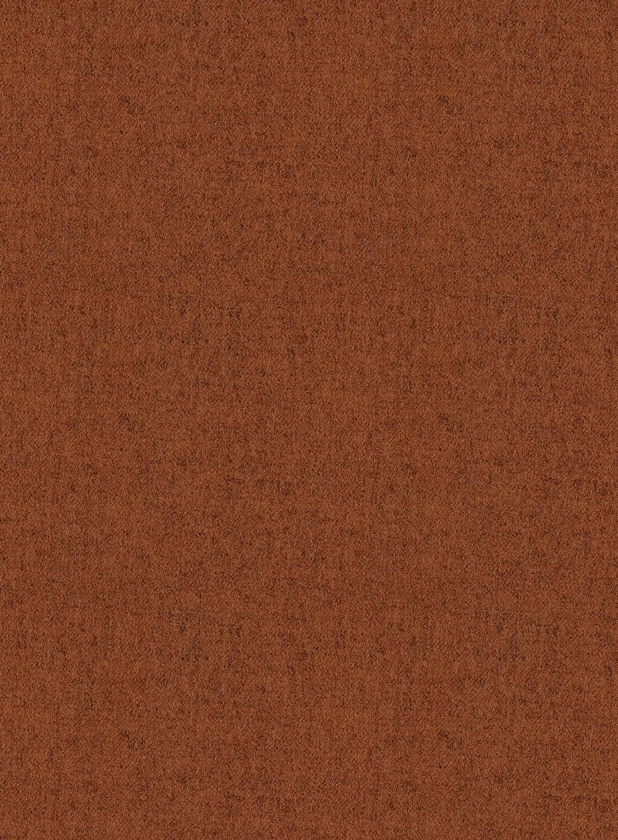 Melange Rust Tweed Pea Coat 3 Melange Rust Tweed Pea Coat - Image 3